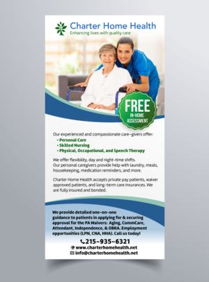 Charter Home Health Newspaper ad | Zeitungsanzeige-Design von Pinky 