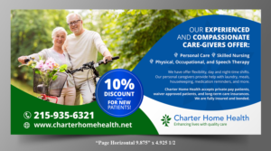 Charter Home Health Newspaper ad | Design Annonce  par ecorokerz