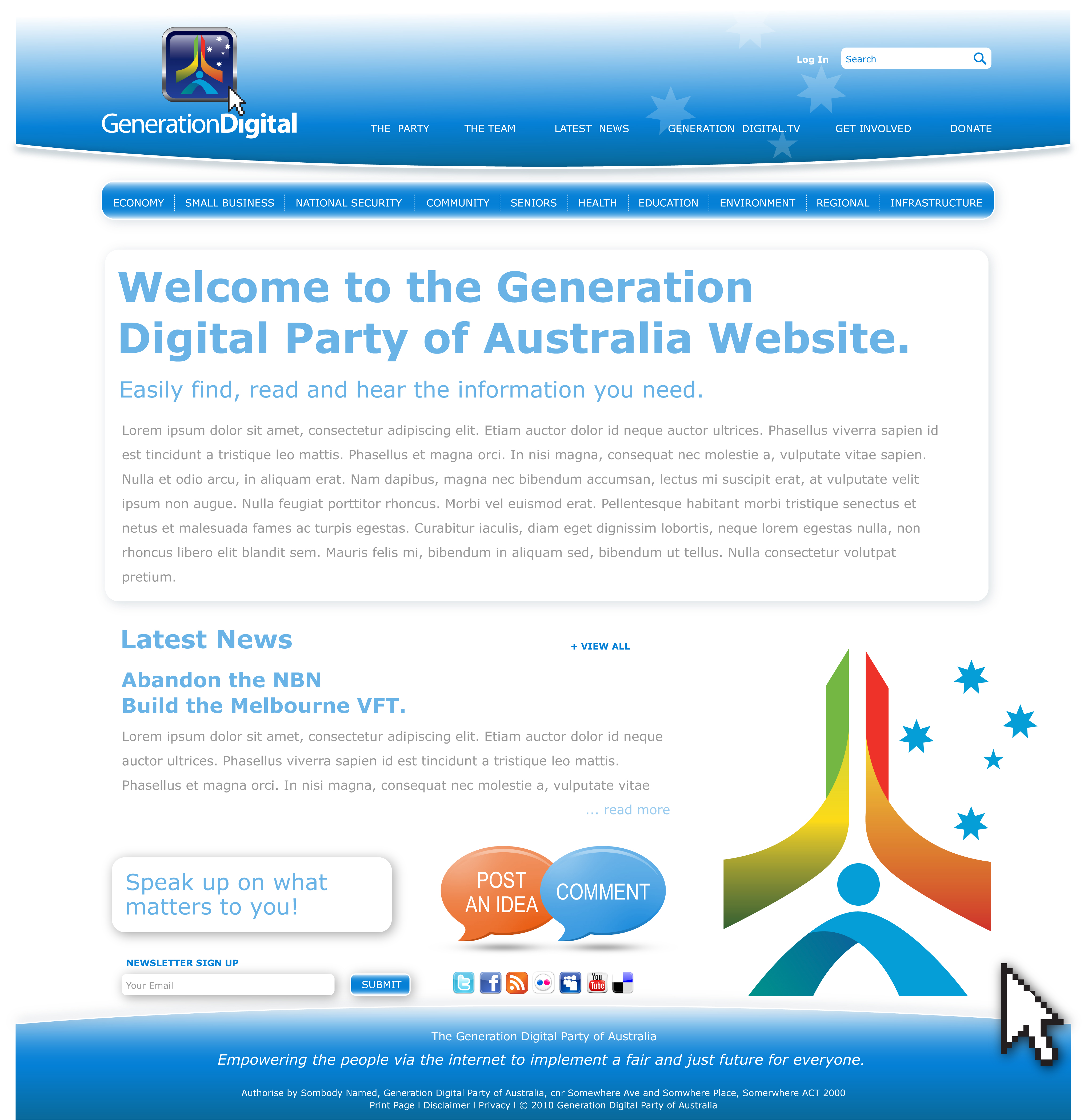 Web Design par design junky pour Intermine.com.au Pty Ltd | Design : #52289