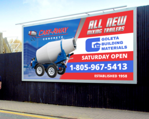 bill board type sign  -  large 5' x 10' | Diseño de Señalética por OwnDesign