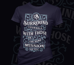 Awesome typography tee for an entrepreneur needed! | Diseño de Camiseta por Ena