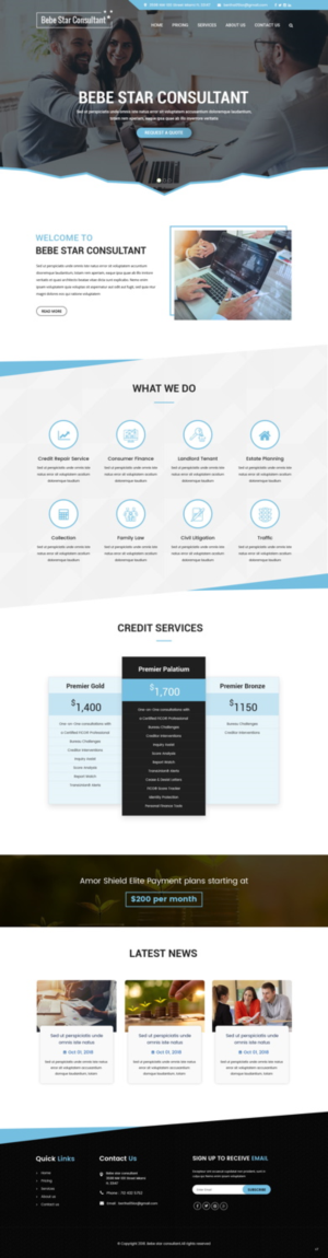 Web Design by pb for this project | Design: #18957701