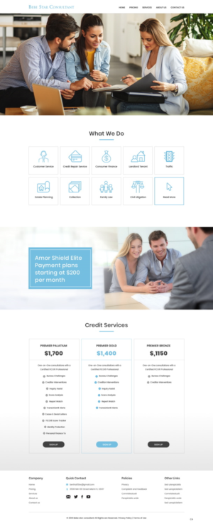 Web Design by pb for this project | Design: #18957702