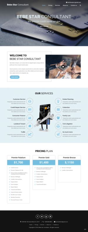 Web Design by pb for this project | Design: #18957706