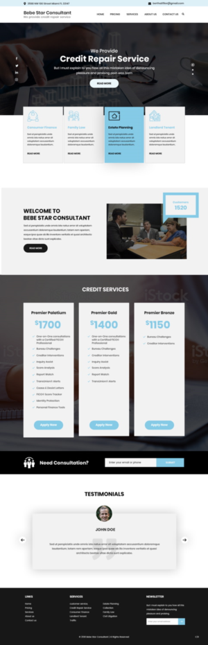 Web Design by pb for this project | Design: #18957709