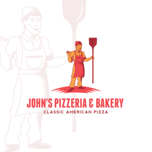 Logo Design by Veronica Dan for John's Pizzeria & Bakery | Design: #18961104
