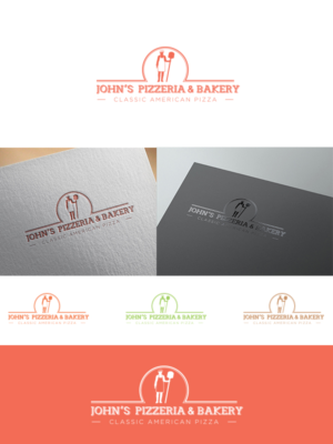 John's Pizzeria & Bakery : Classic American Pizza | Logo Design by shadow999