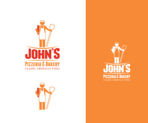John's Pizzeria & Bakery : Classic American Pizza | Logo Design by Mario
