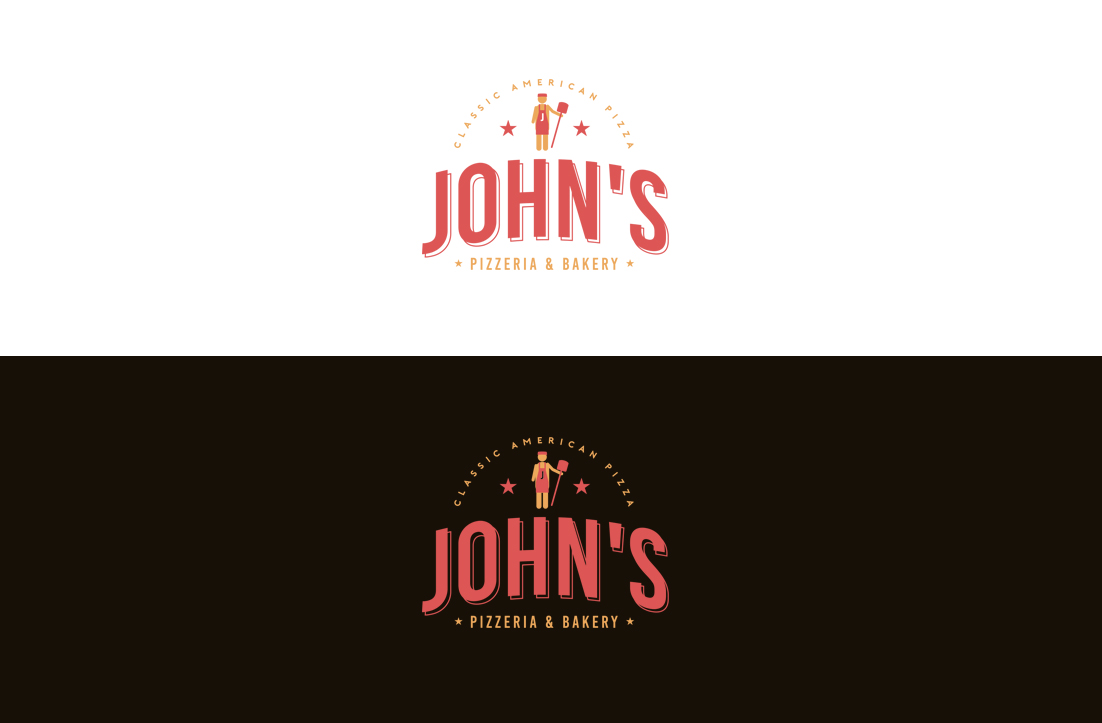 Diseño de Logo por GLDesigns para John's Pizzeria & Bakery | Diseño #18958699