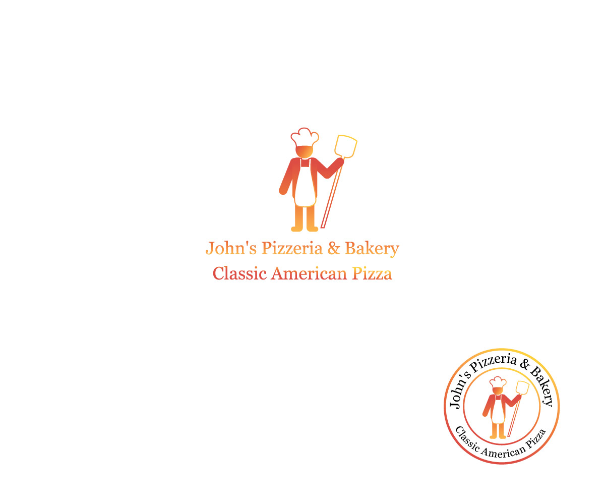 Diseño de Logo por Isnah Logo para John's Pizzeria & Bakery | Diseño #18959212