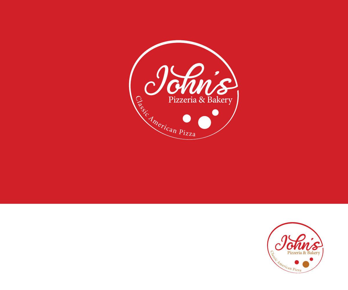 Diseño de Logo por Artknyte para John's Pizzeria & Bakery | Diseño #18959751