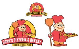 Logo Design by gurudev3 for John's Pizzeria & Bakery | Design #18958885