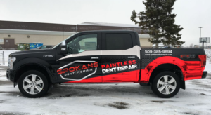 Car Wrap Design by BEEZU for Spokane Dent Repair  | Design: #18961913