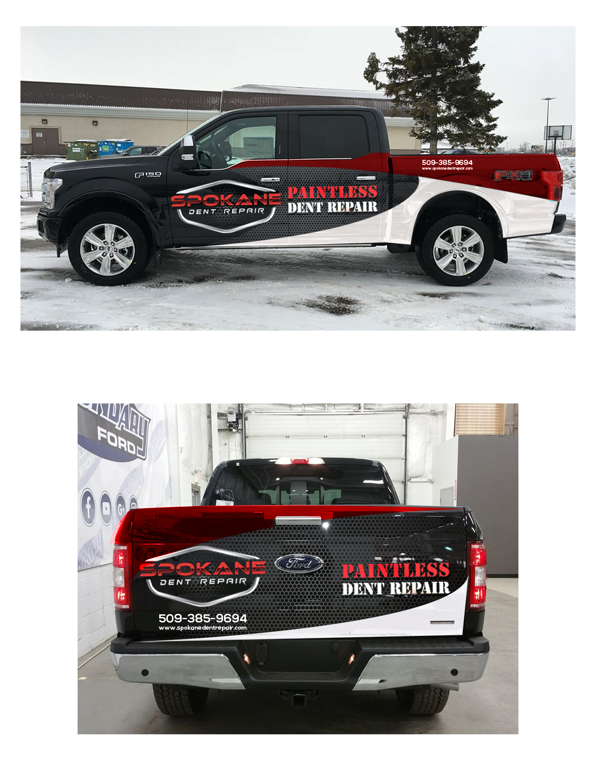 Car Wrap-Design von BEEZU für Spokane Dent Repair  | Design #18962140