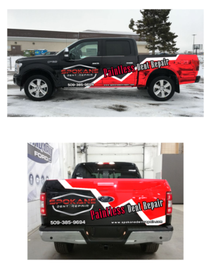 Car Wrap Design by BEEZU for Spokane Dent Repair  | Design: #18976109