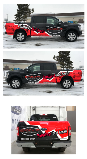 Car Wrap Design by BEEZU for Spokane Dent Repair  | Design: #18983139