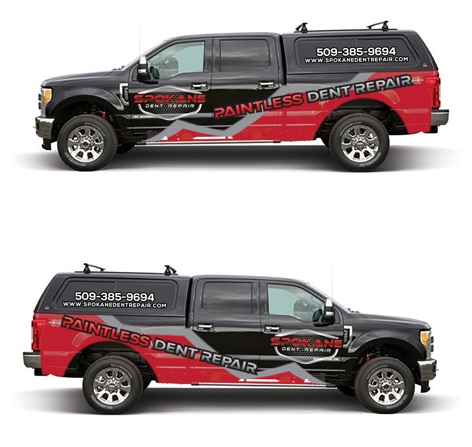 Car Wrap Design by BEEZU for Spokane Dent Repair  | Design #19039410