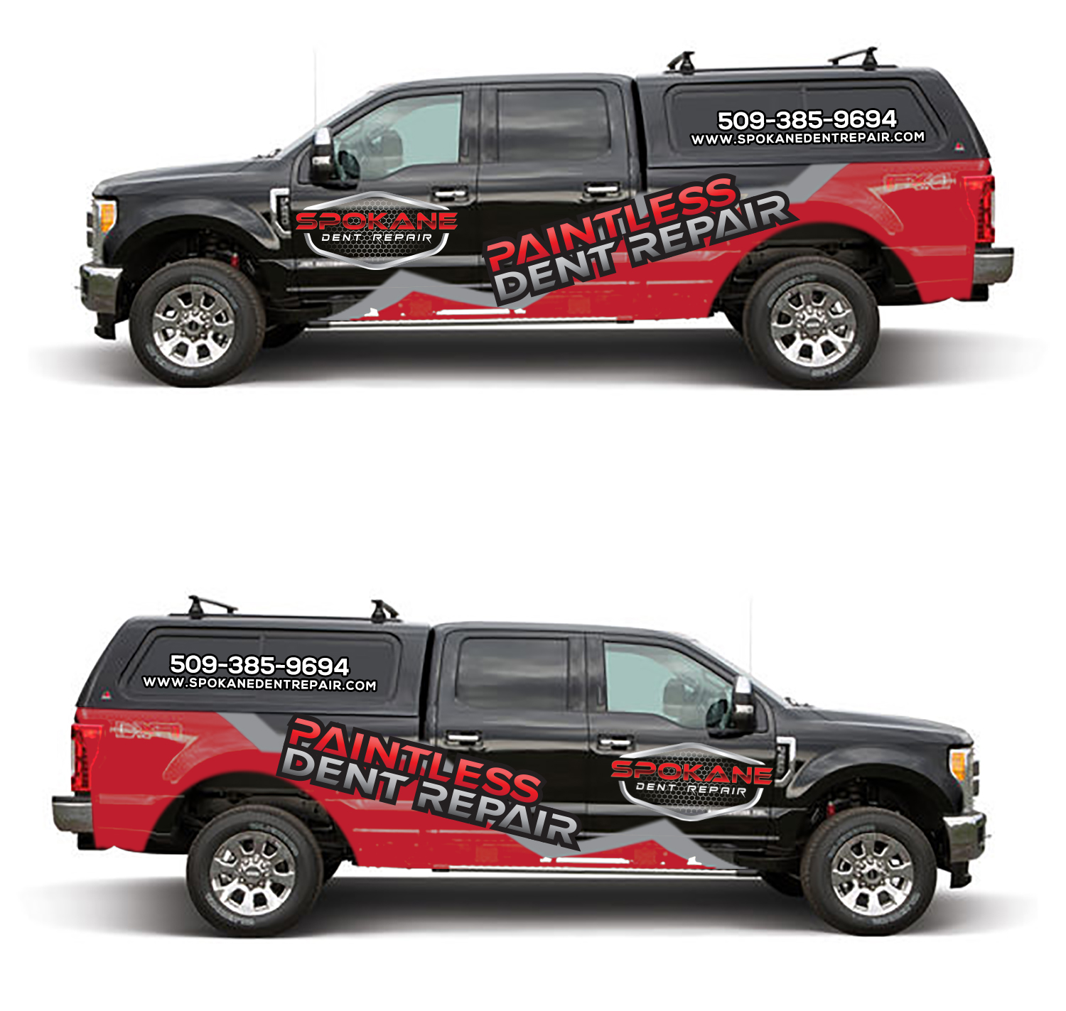 Car Wrap Design by BEEZU for Spokane Dent Repair  | Design #19039411