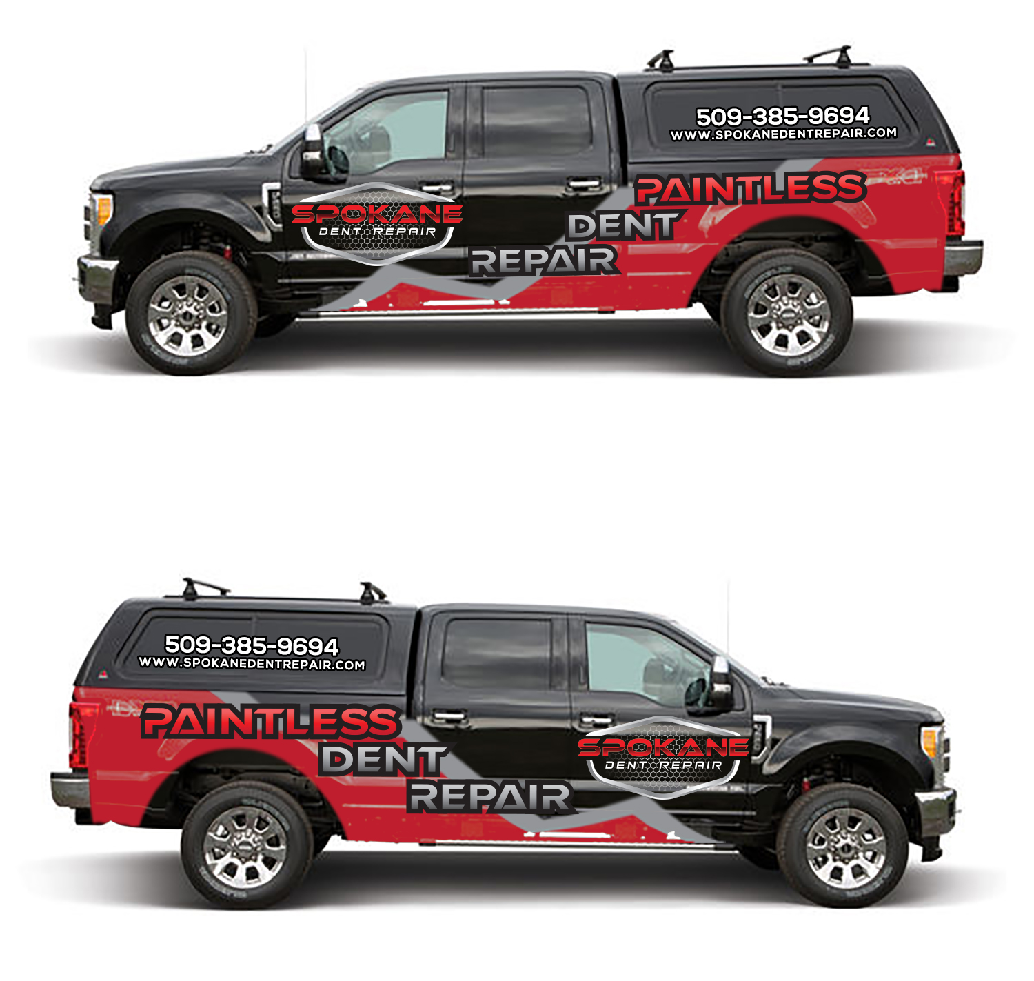 Car Wrap Design by BEEZU for Spokane Dent Repair  | Design #19046572