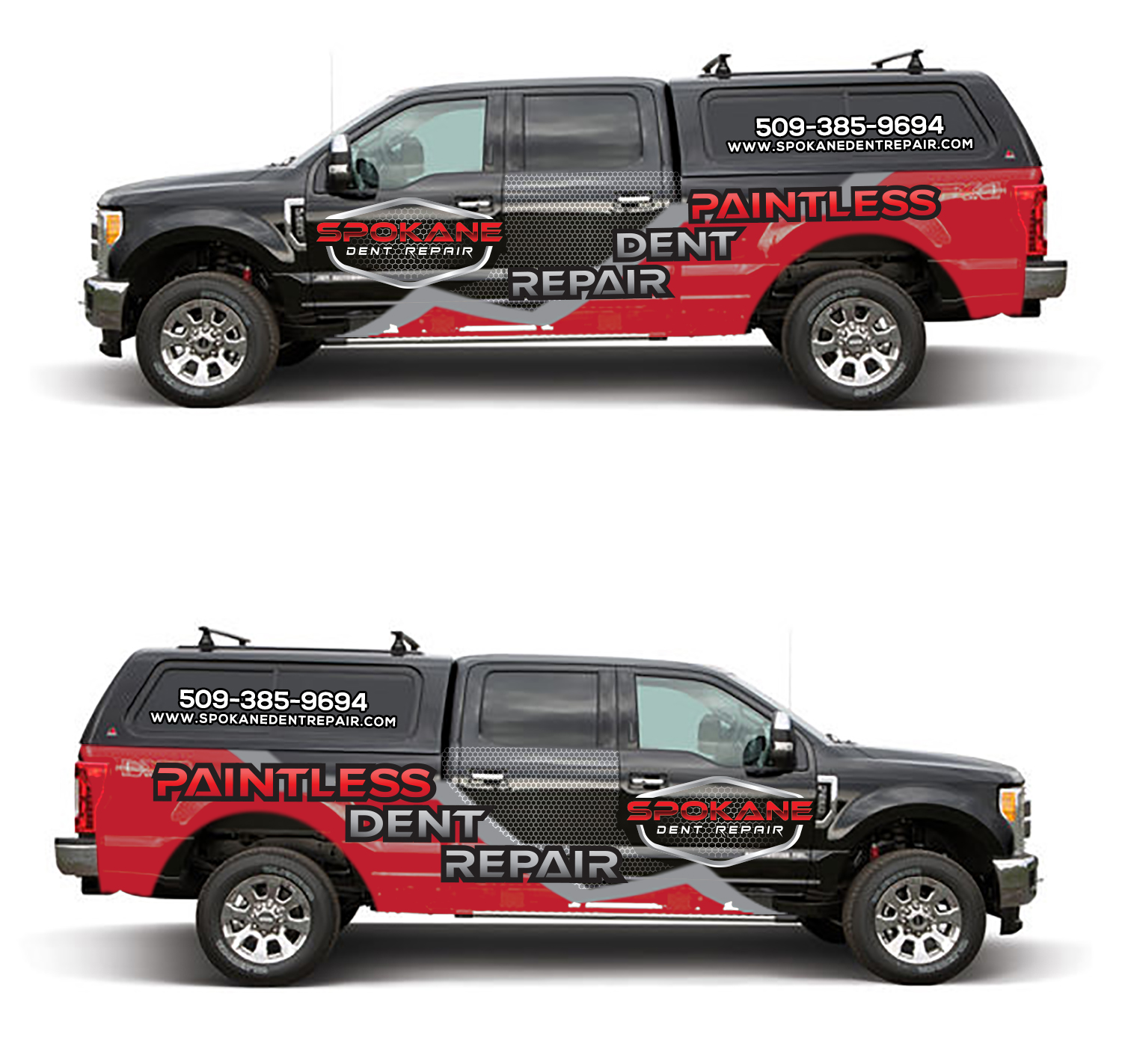 Car Wrap Design by BEEZU for Spokane Dent Repair  | Design #19046573