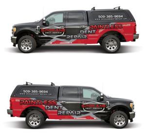 Car Wrap Design by BEEZU for Spokane Dent Repair  | Design: #19046573
