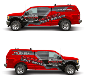 Car Wrap Design by BEEZU for Spokane Dent Repair  | Design: #19078324