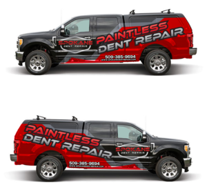 Car Wrap Design by BEEZU for Spokane Dent Repair  | Design: #19078325