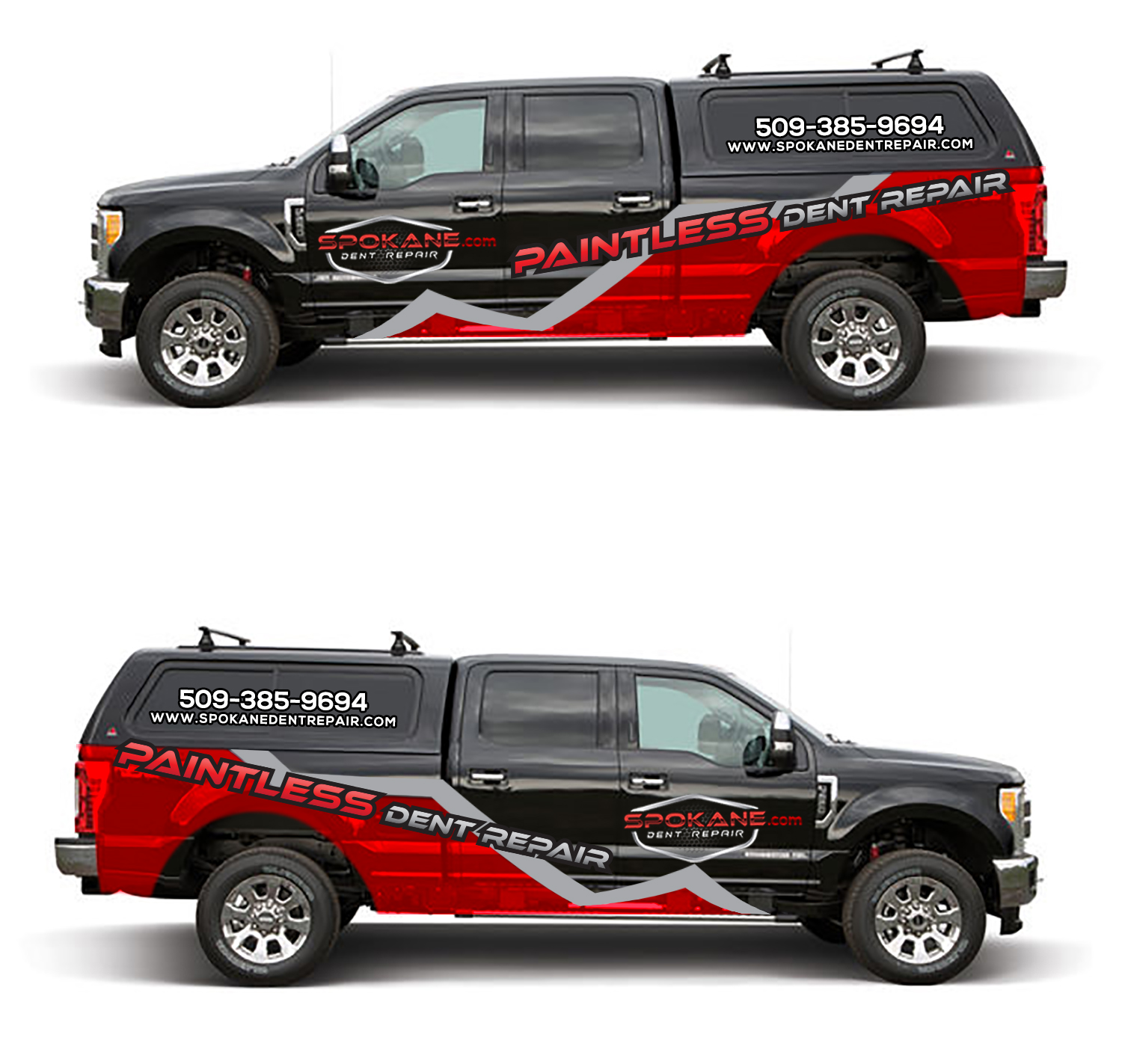 Car Wrap Design by BEEZU for Spokane Dent Repair  | Design #19093488