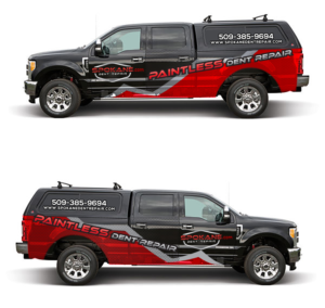 Car Wrap Design by BEEZU for Spokane Dent Repair  | Design: #19093490