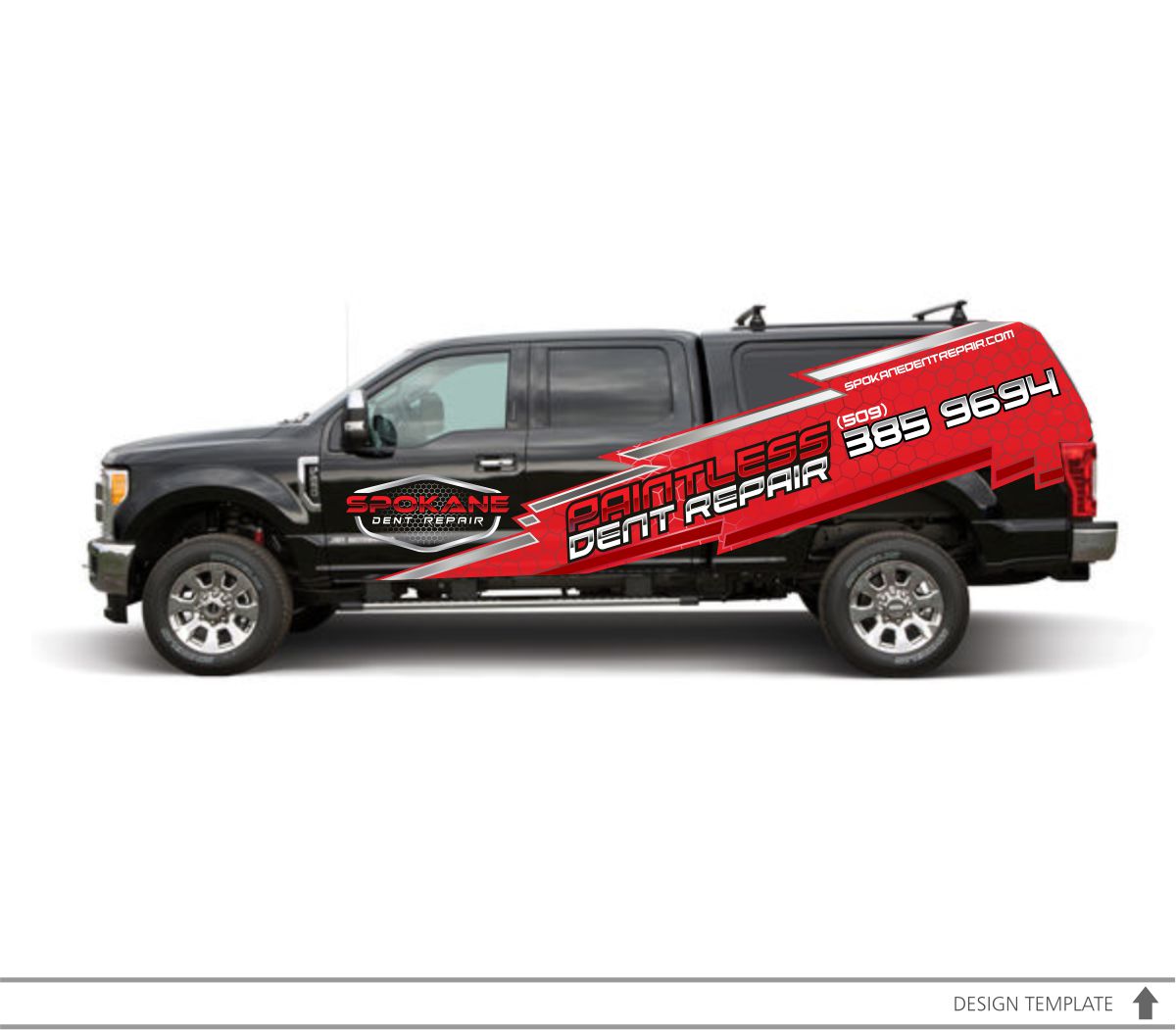 Car Wrap Design by DesignMX (Renan Mejia) for Spokane Dent Repair  | Design #19081143
