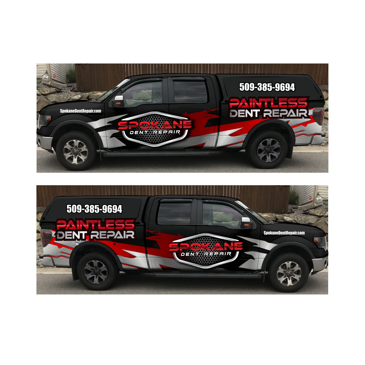 Car Wrap Design by monstersox for Spokane Dent Repair  | Design: #19082087