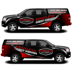 Car Wrap Design by elveneclipse for Spokane Dent Repair  | Design: #18980583