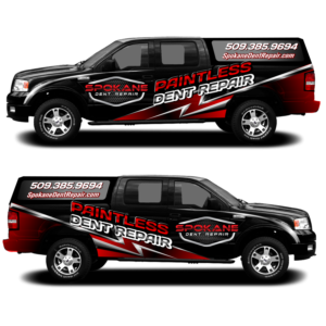 Car Wrap Design by elveneclipse for Spokane Dent Repair  | Design: #18989049