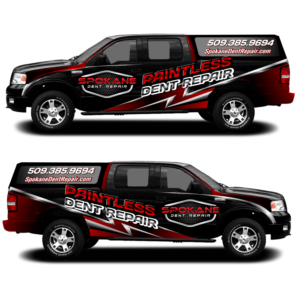 Car Wrap Design by elveneclipse for Spokane Dent Repair  | Design: #18995738
