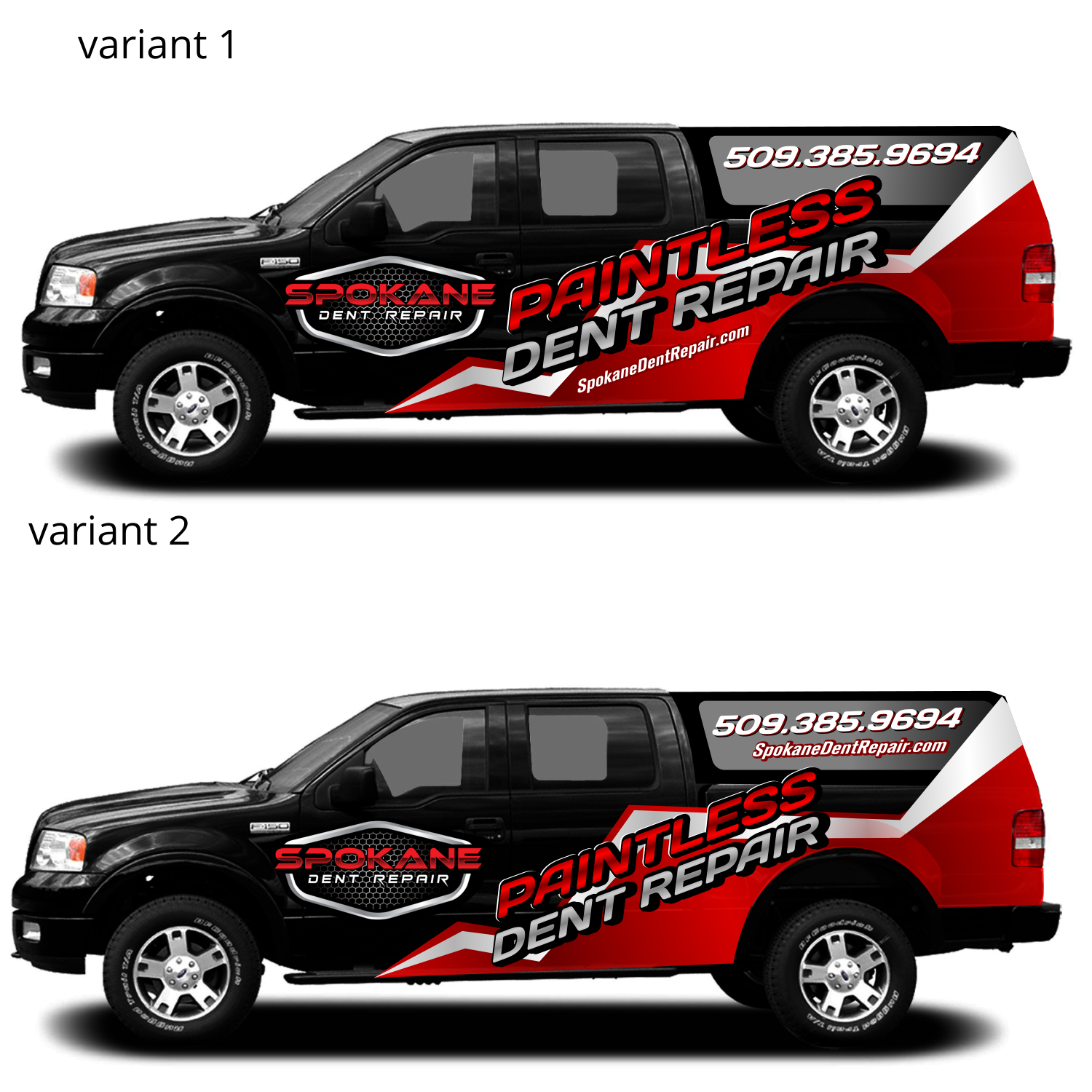 Car Wrap Design by elveneclipse for Spokane Dent Repair  | Design #19025846