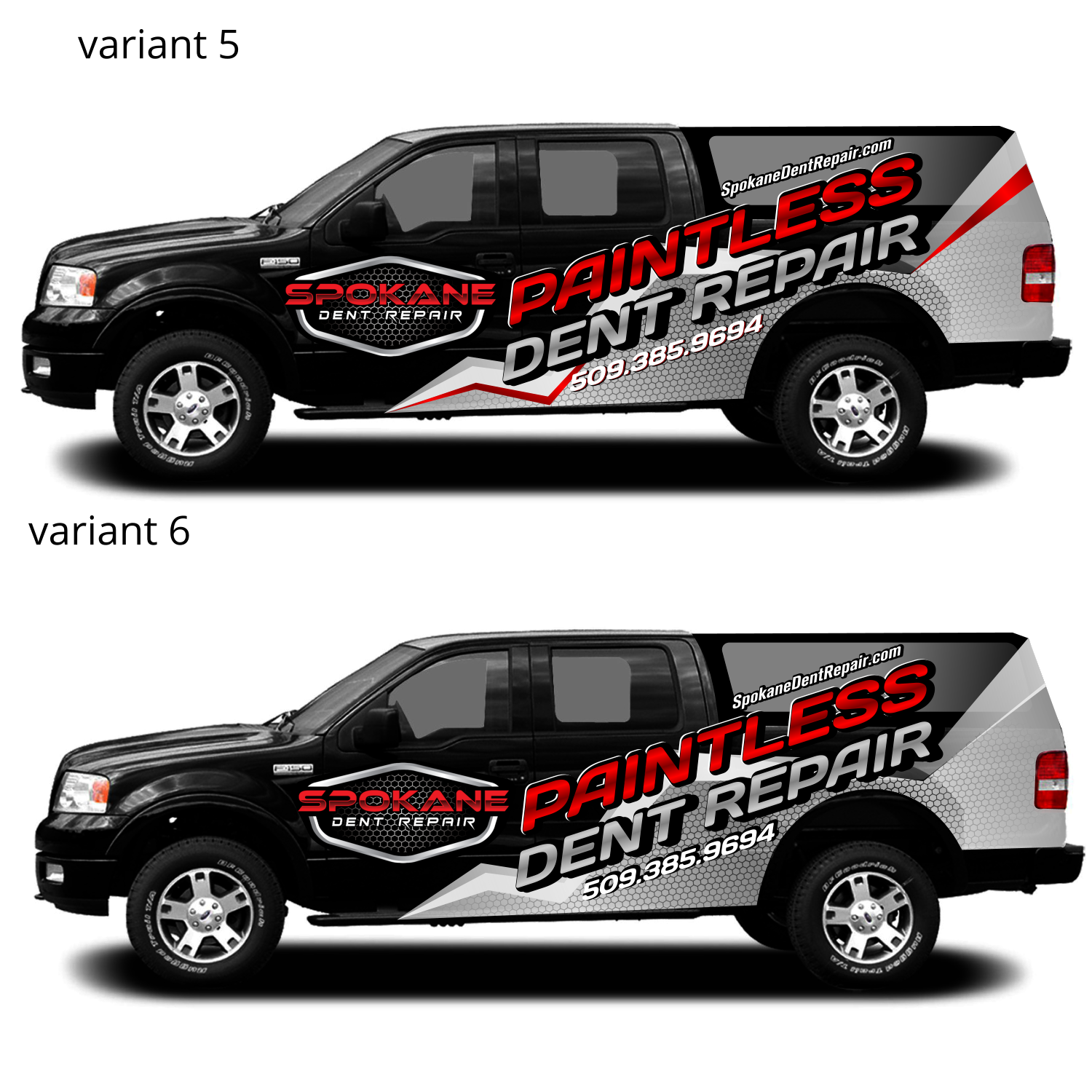 Car Wrap Design by elveneclipse for Spokane Dent Repair  | Design #19045598