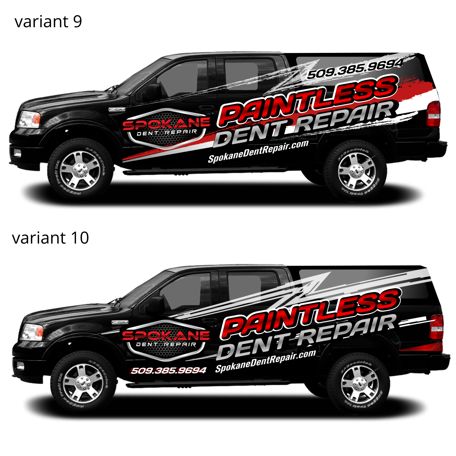 Car Wrap Design by elveneclipse for Spokane Dent Repair  | Design #19050362