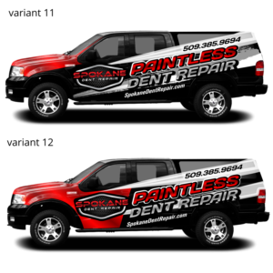 Car Wrap Design by elveneclipse for Spokane Dent Repair  | Design: #19050494