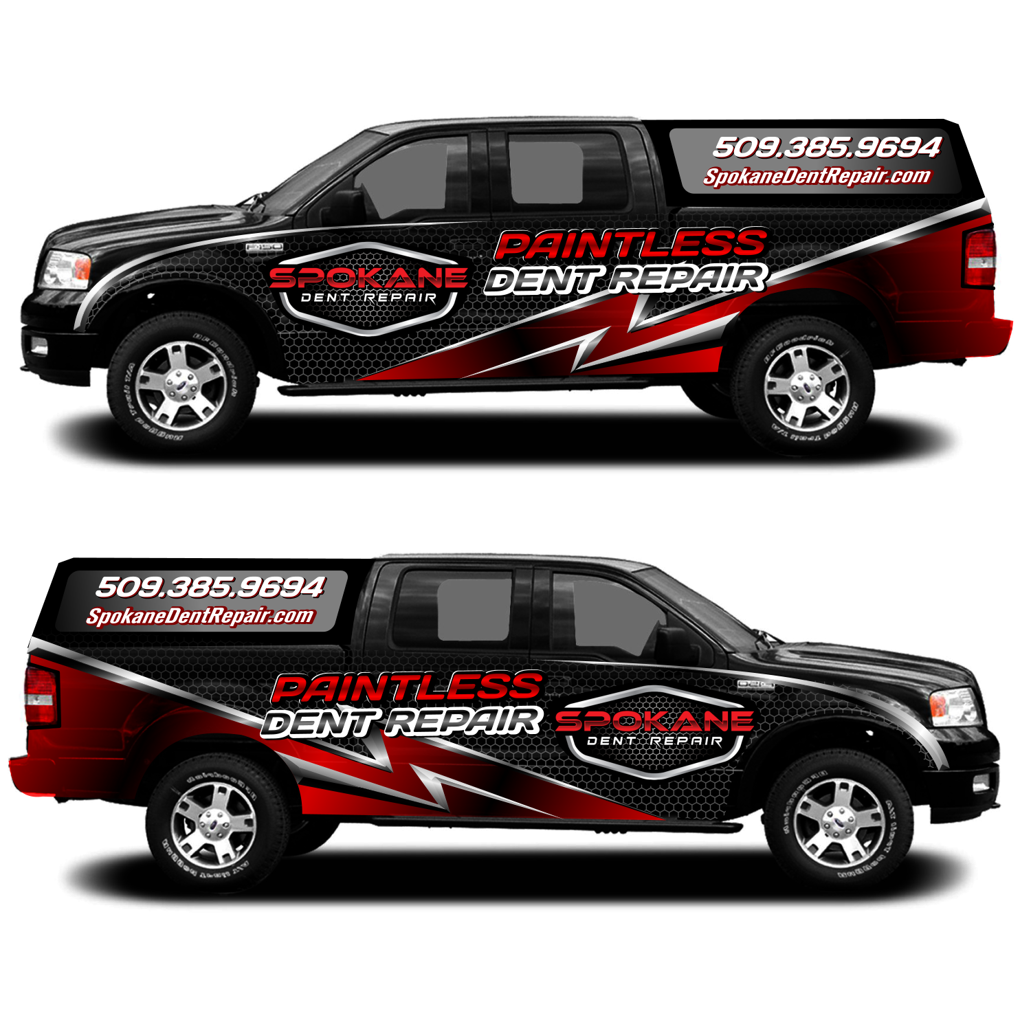 Car Wrap Design by elveneclipse for Spokane Dent Repair  | Design #19059102