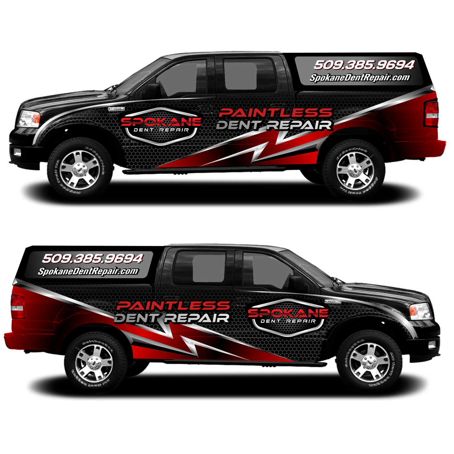 Design de Covering de Véhicule par elveneclipse pour Spokane Dent Repair  | Design #19078828