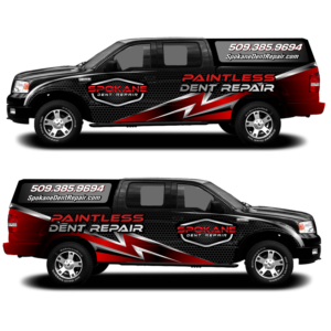 Car Wrap Design by elveneclipse for Spokane Dent Repair  | Design: #19085608