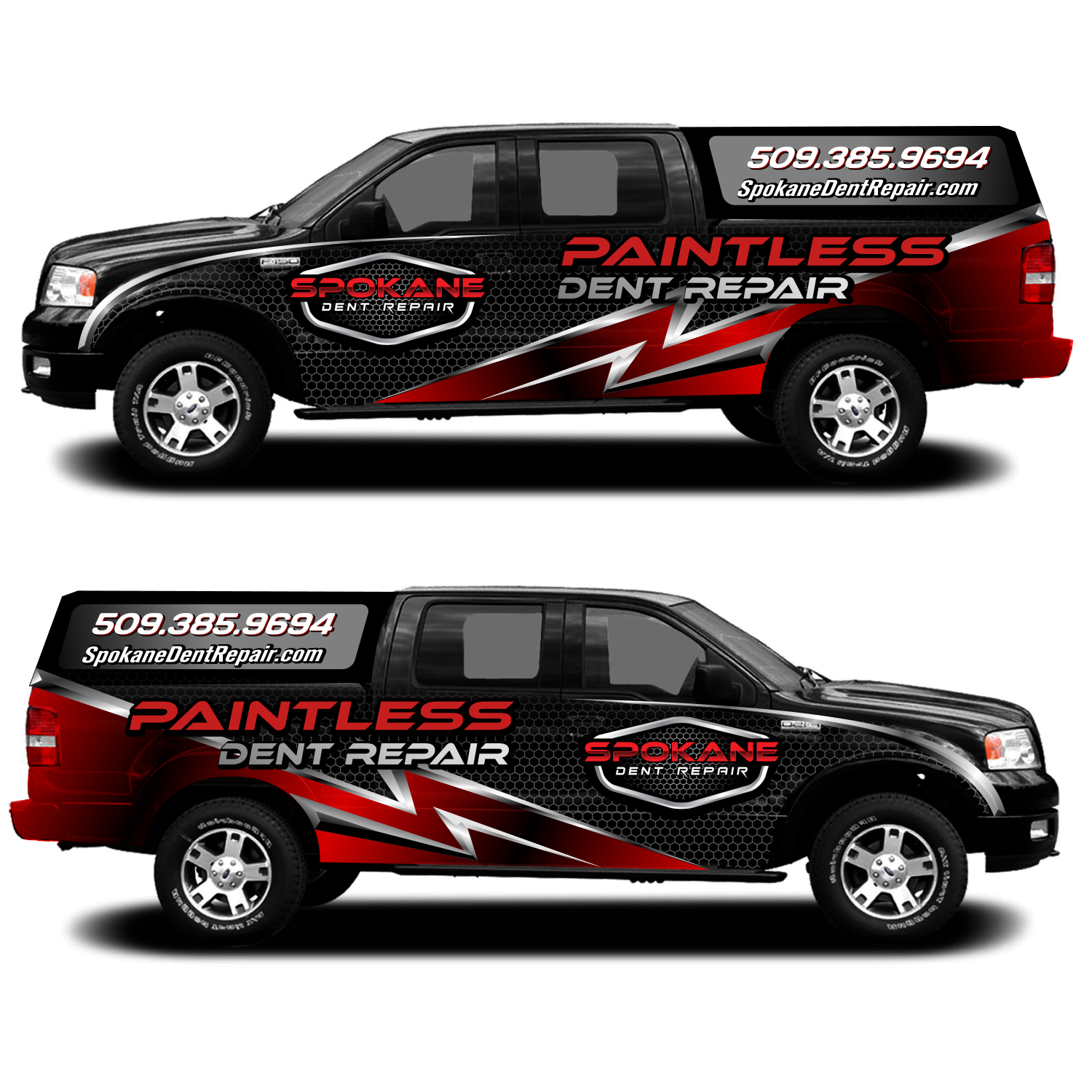 Car Wrap Design by elveneclipse for Spokane Dent Repair  | Design #19085681