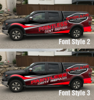 Car Wrap Design by Zhor Signatures for Spokane Dent Repair  | Design: #18970215