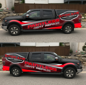 Car Wrap Design by Zhor Signatures for Spokane Dent Repair  | Design: #18985060