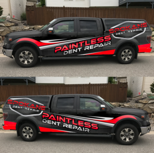 Car Wrap Design by Zhor Signatures for Spokane Dent Repair  | Design: #18991855