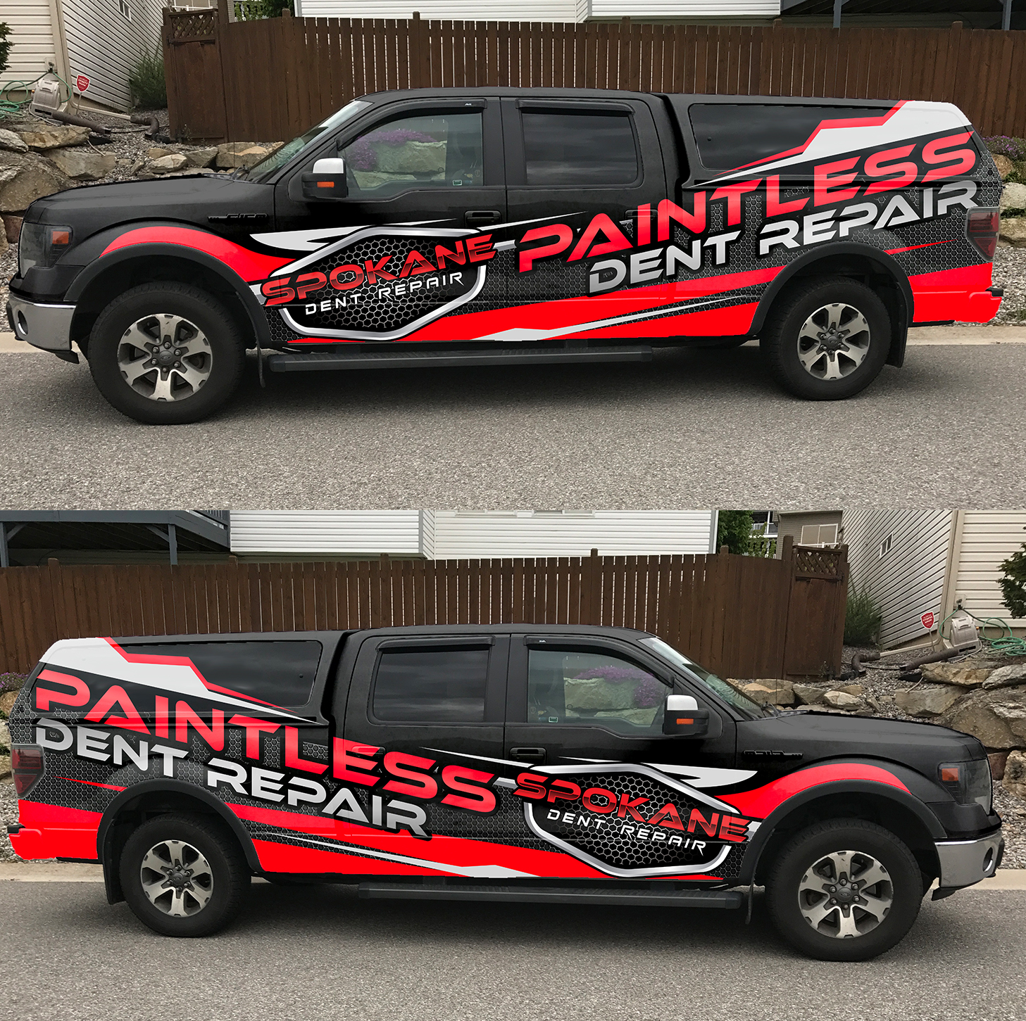 Car Wrap Design by Zhor Signatures for Spokane Dent Repair  | Design #19046186