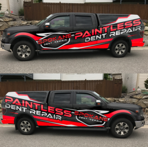 Car Wrap Design by Zhor Signatures for Spokane Dent Repair  | Design: #19046186
