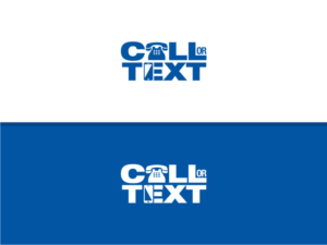 Call or Text | Logo Design by Atvento Graphics
