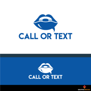 Call or Text | Logo Design by Graphic Bricks