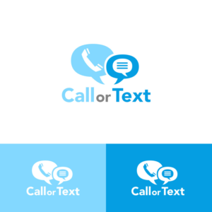 Call or Text | Logo Design by PsyPen